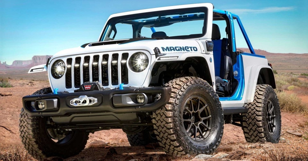 ซุปเปอร์คาร์ก็มาดิ Jeep Wrangler Magneto 2.0 SUV ไฟฟ้าตัวโหด 0-100 ใน 2 วิเท่านั้น